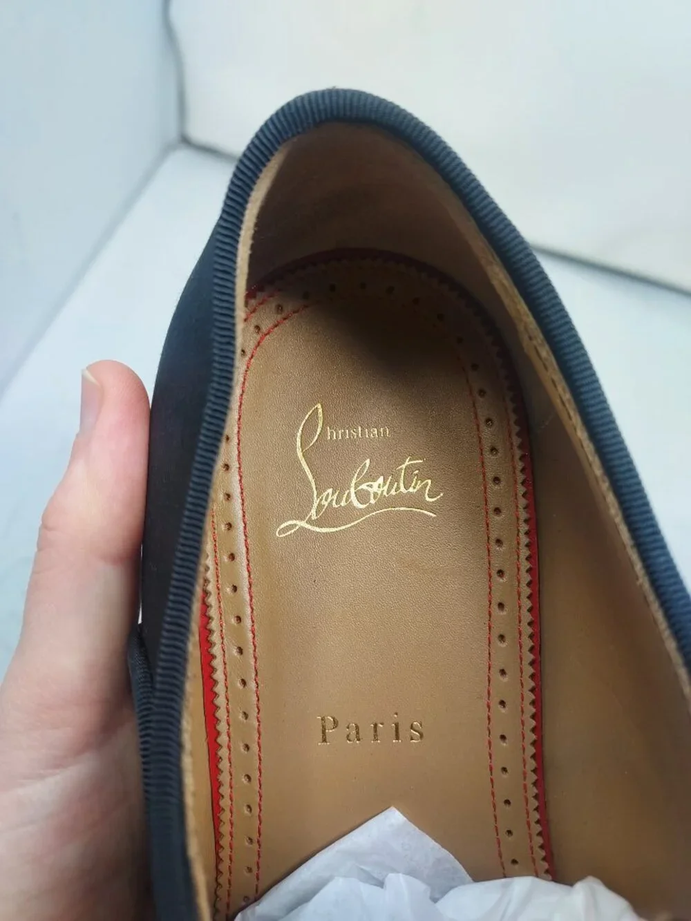Christian Louboutin MENS Black Greggyrocks Spiked Heel Lace Up Oxford Shoe
